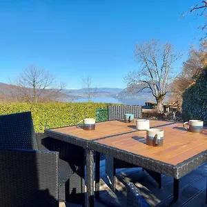 Entre Et Montagne, Chaleureuse Maison 3 Pièces Avec Très Belle Vue D'annecy. Terrasse, Jardin, Parking, Cheminée, Barbecue …. Hébergement de vacances Saint-Jorioz